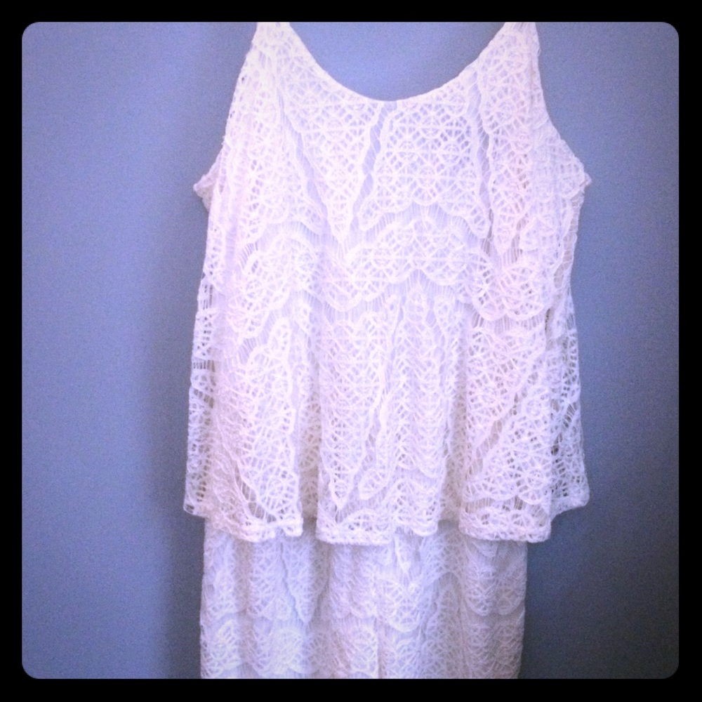 Massimo cream lace jumper size XS never worn